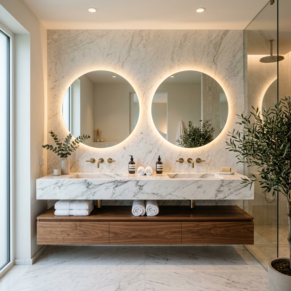 Sleek bathroom vanity design sanctuary