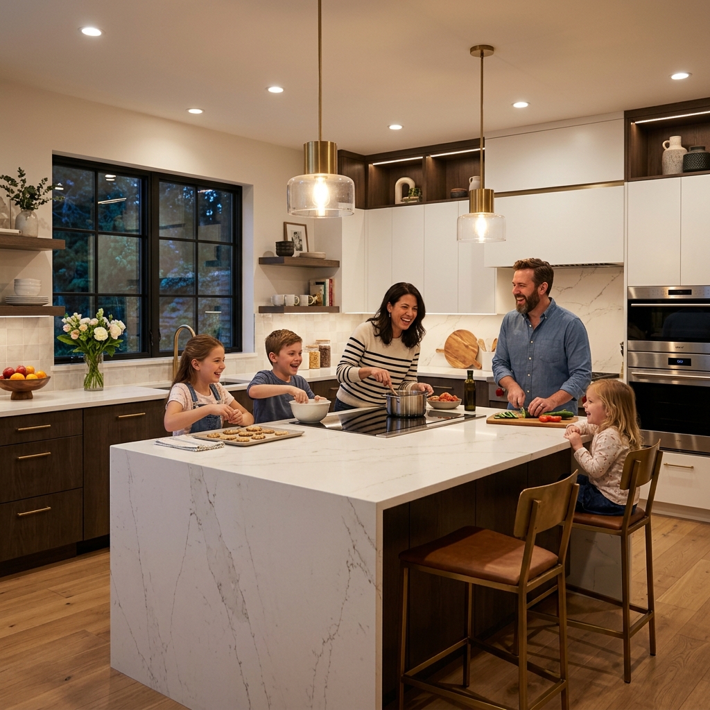 Luxurious kitchen built for living