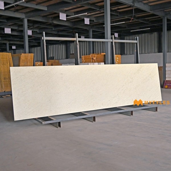 Vitrified White Slab Floor and Wall Tile